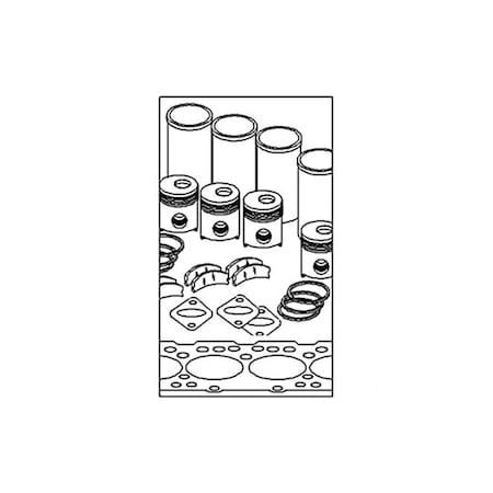 Aftermarket In Frame Engine Overhaul Kit A-IK6163-AI